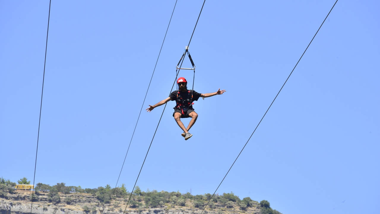Alanya : ( 3 in 1 ) Combo Rafting : Quad | Jeep | Zipline